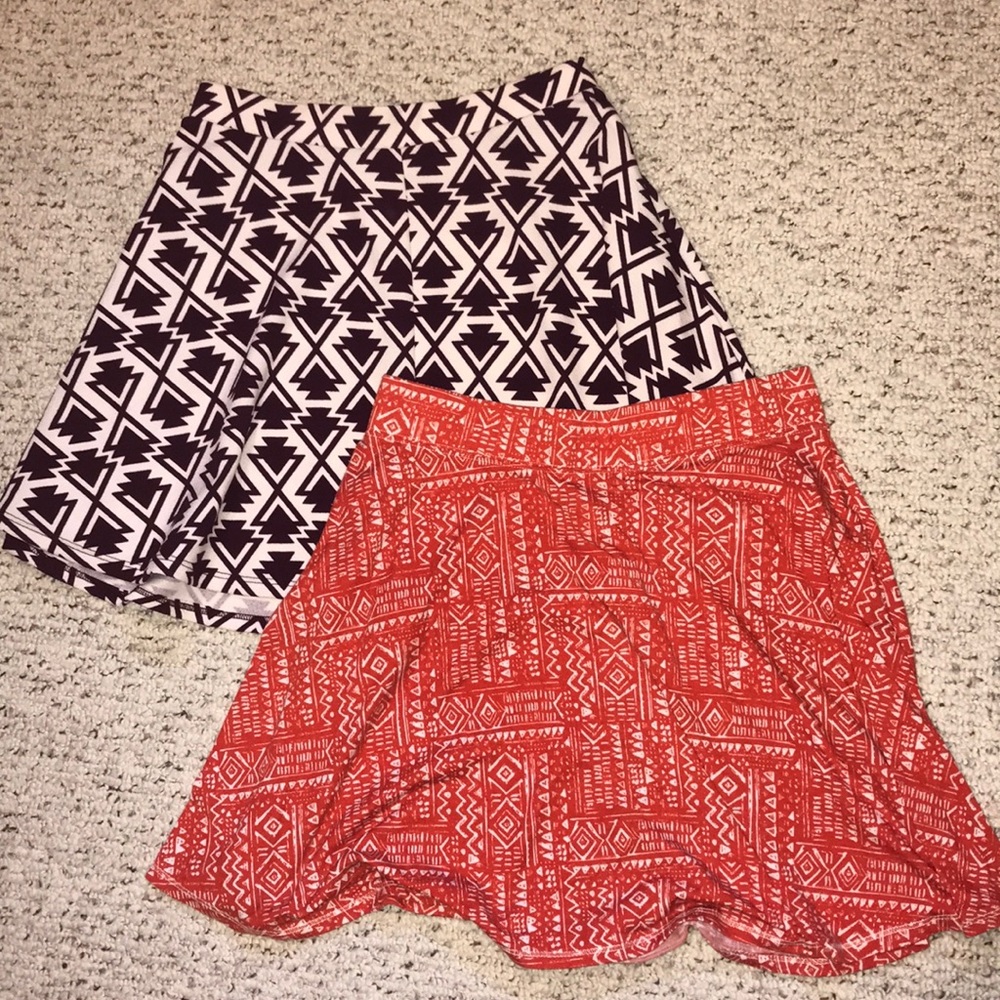 Tribal print skater skirt bundle!